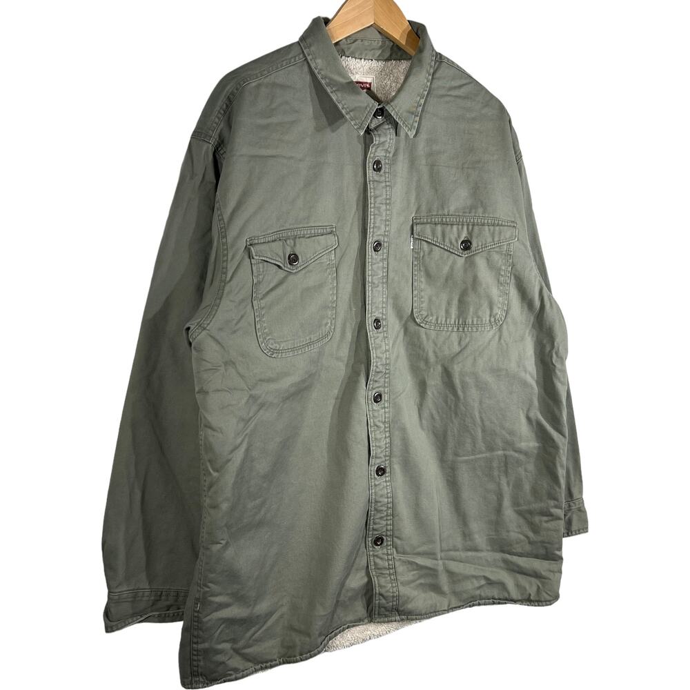 Levi's Sherpa Lined Button Up - image 4
